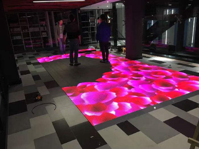 LED floor tile screen